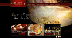 Desktop Screenshot of peppercorngrille.com